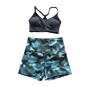 Lorna Jane Bike Shorts & Avia Sports Bra Size Small EUC #6024